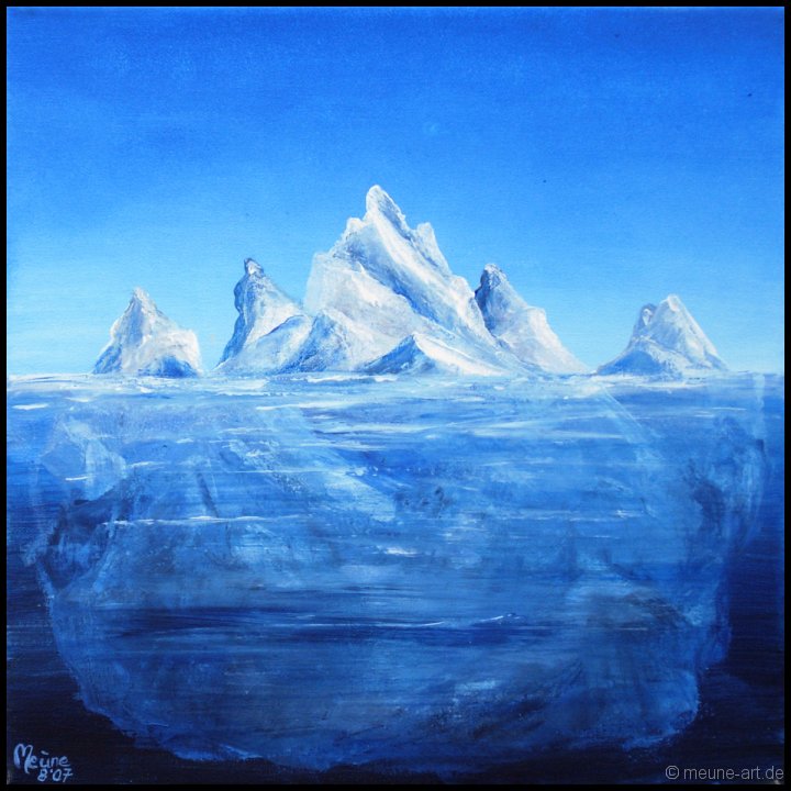 18 Die Kraft in der Tiefe Auftragsarbeit;
Acryl auf Leinwand;
30 x 30 cm